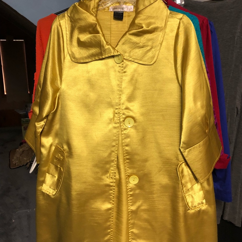 Yellow dress jacket